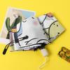 OIMG Cute Cat UV Protection Folding Umbrella