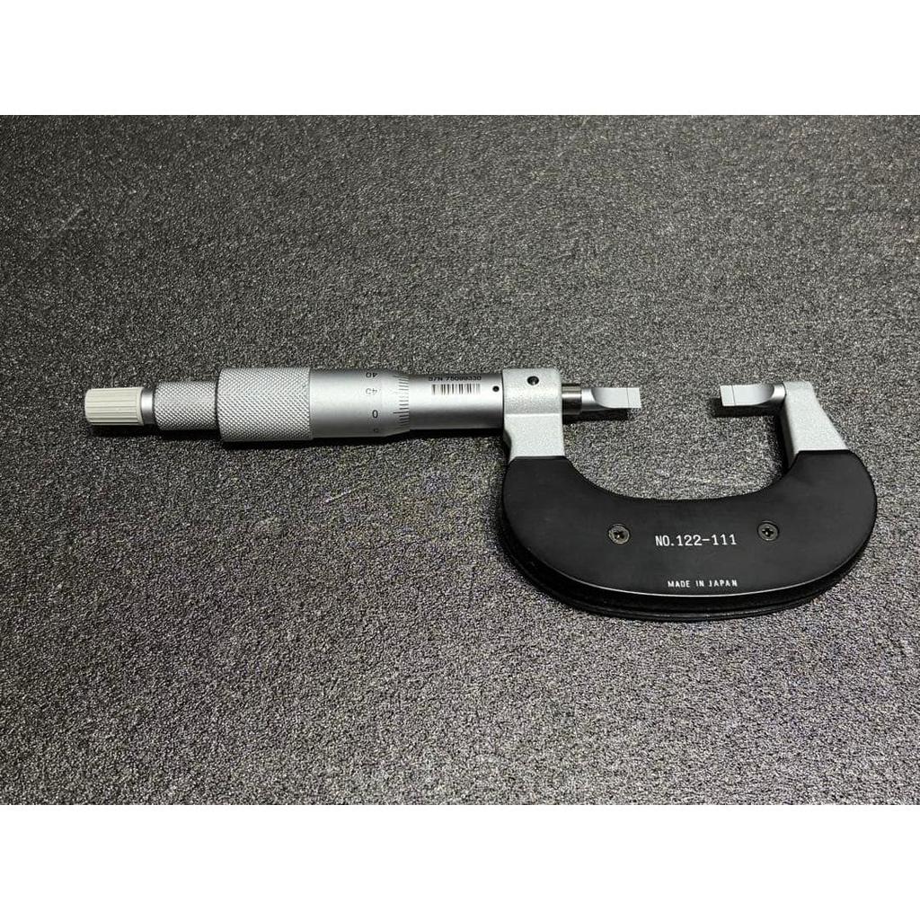 Used Mitutoyo 122-111 Blade Micrometer 0-25mm