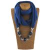 Bohemia Ethnic Style Necklace For Safe And Exquisite Craft Neckerchief Ring Scarf Scarf Necklaces