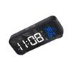 1200mAh USB Rechargeable Desk Clock Voice Controlled Temperature Humidity Display LED Music Alarm Clock for Home Office
