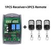 Controlador Receptor Remoto RF de 2 Canais 433MHz com Aprendizado, Códigos Fixos e Rolantes (12 / 24V)