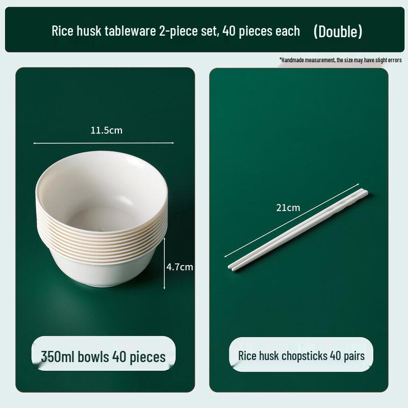 Star Rice Husk Disposable Bowls