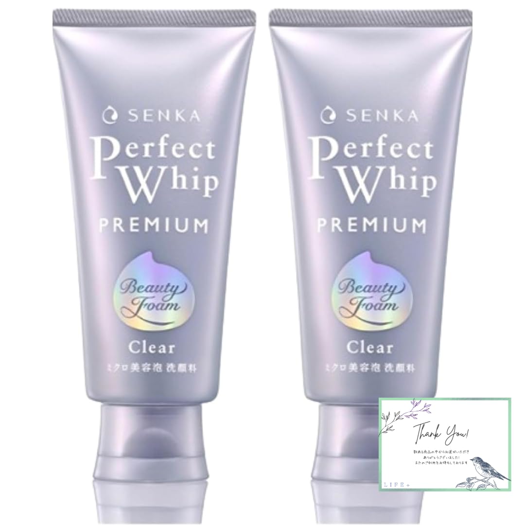 

2 шт. Senka Perfect Whip Premium Clear 120 г Perfect Whip PC Face Wash Egg Skin с благодарственной открыткой в комплекте [Ограниченный товар, продан]