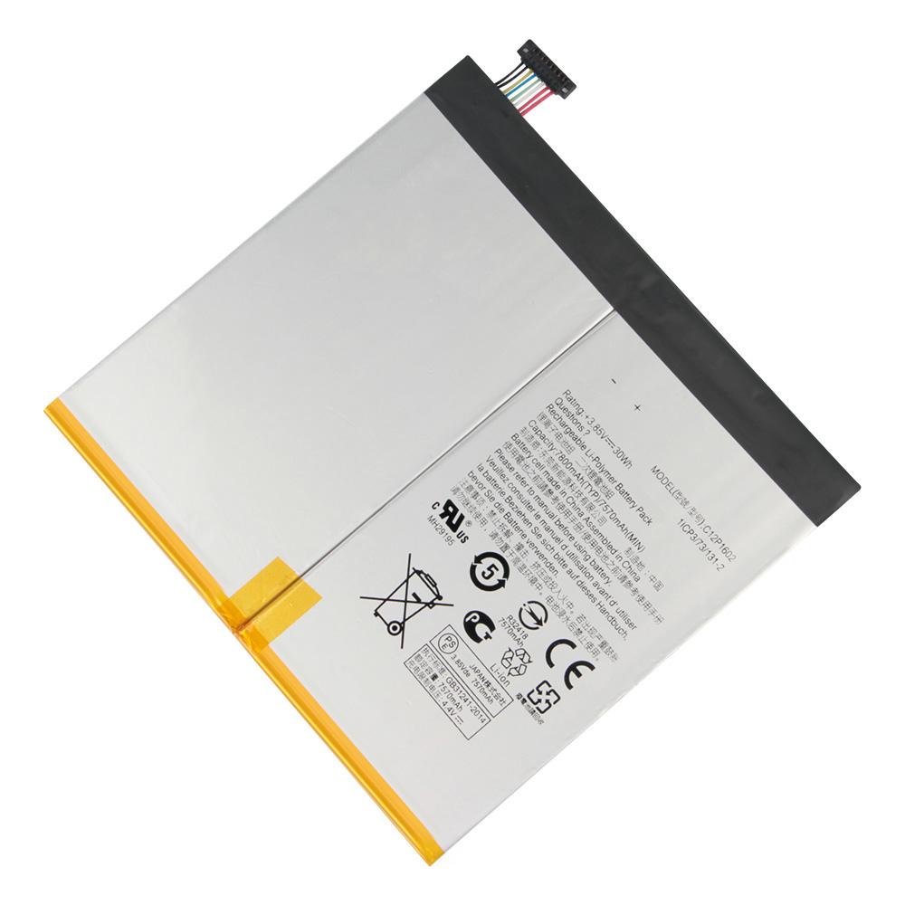 NUOVA Batteria di Ricambio Per ASUS ZenPad Z10 ZT500KL C12P1602 Batteria Tablet 7800mAh