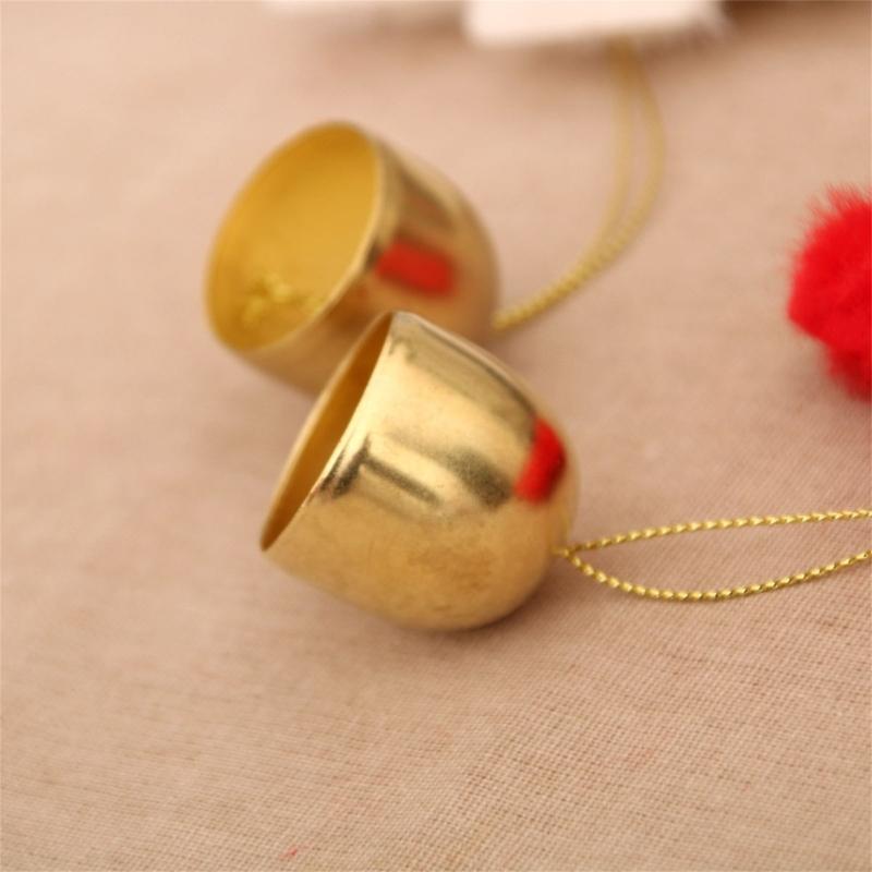 Festival Fabric Bells Hanging Decorations Christmas Tree Bell Ornament for Christmas Wedding Birthday Indoor and Outdoor