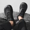 Plus Size Wide Foot Men's Outdoor Hiking Shoes - Spring Commuting Retro Style, Versatile Mesh & Breathable Sports Shoes