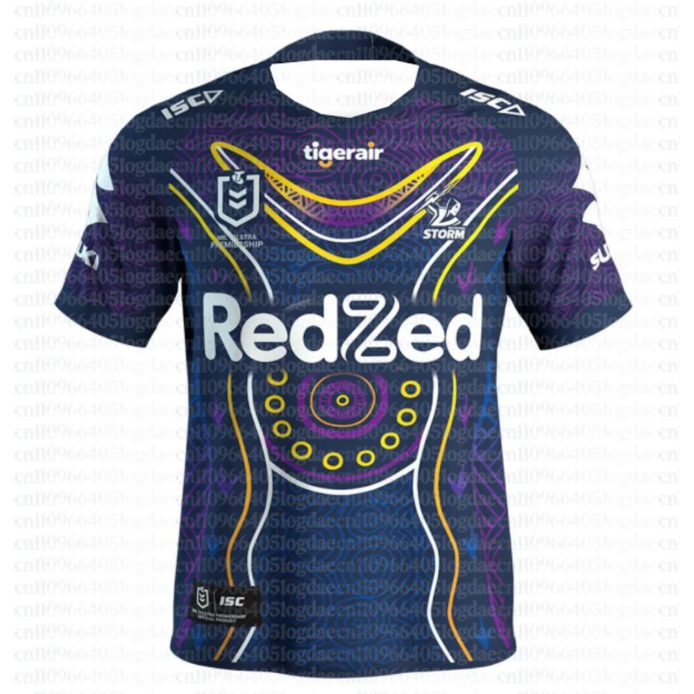 2026 Melbourne Storm Home Rugby Jersey 3D Printed Melbourne Storm Commemorative ANZAC Training Jersey Quick Drying Breathable