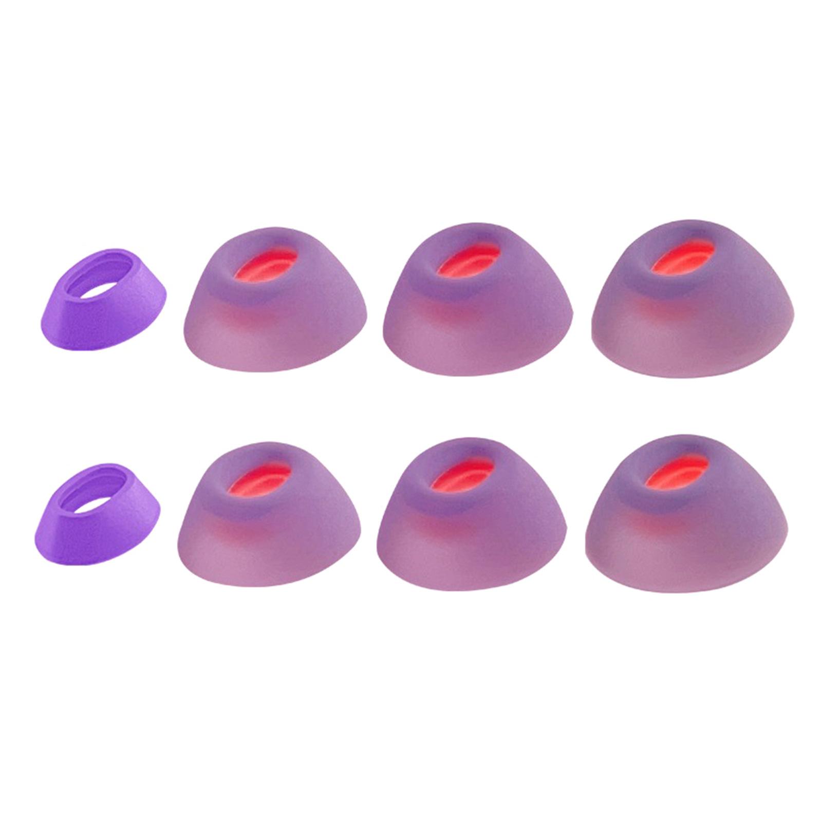 

Силиконовые амбушюры, чехлы для наушников JBL Tune Flex True Wireless Earbuds, сменные амбушюры Comfort Fit фиолетовый