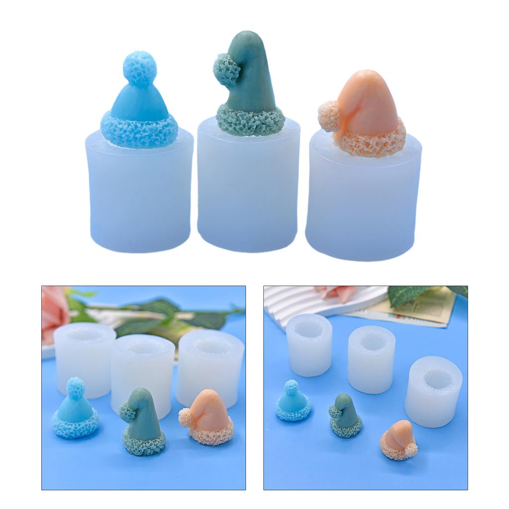 Christmas Hat Silicone Mold Festive Atmosphere Chocolate Molds Exquisite Candy Baking Molds Cupcake Decors Cooking Mold