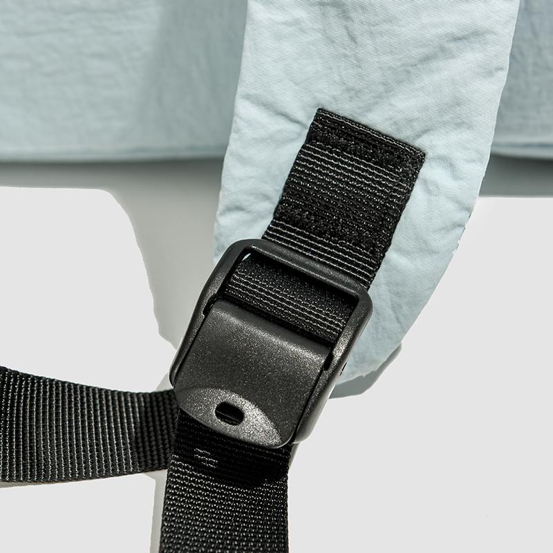 Outdoor Nylon Backpack Women Solid Color Backpack Student Schoolbag