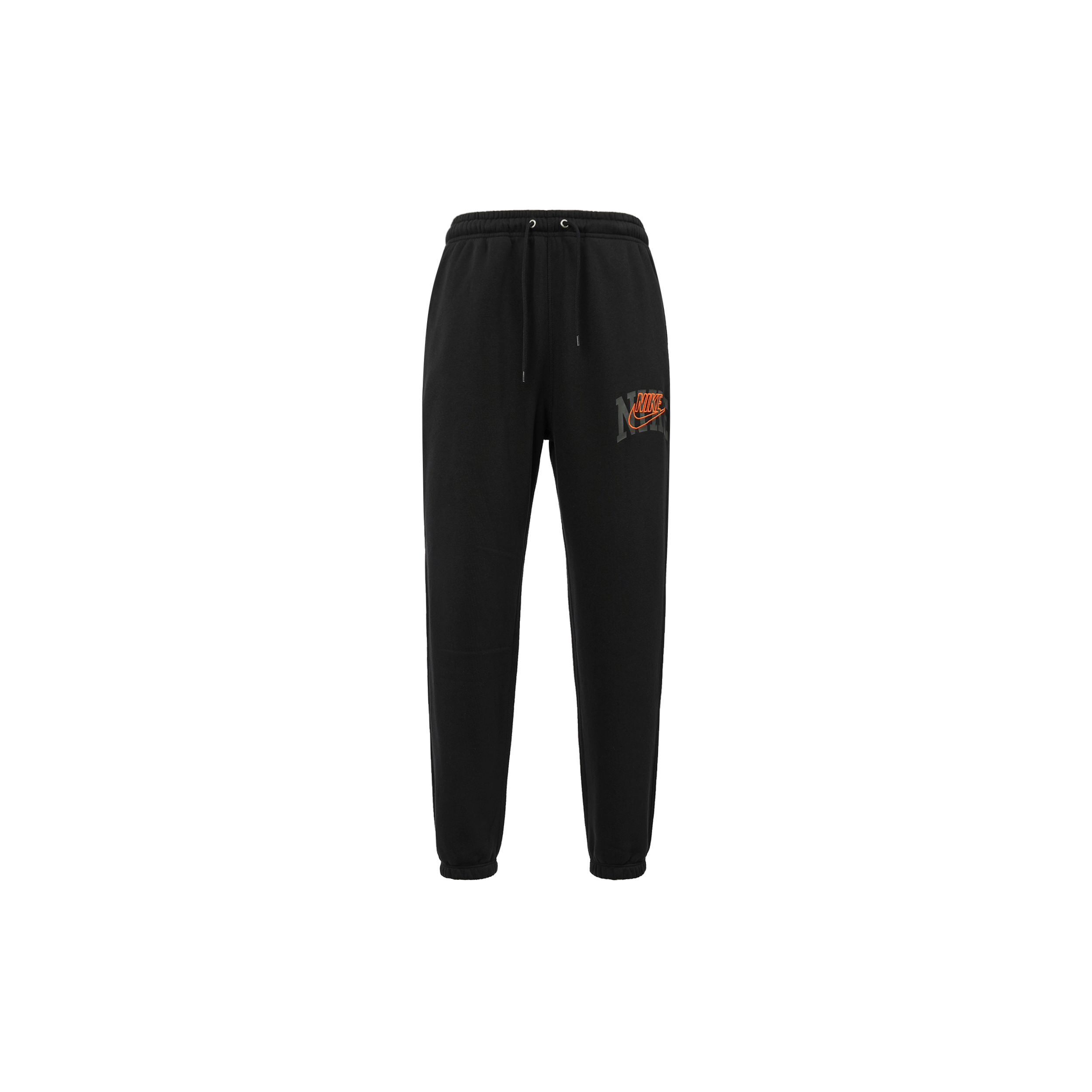 

Nike Club Fleece Kids Knit Sports Pants With Letter Print And Drawstring Cuffed Kids Pants Black FV4454010 XL