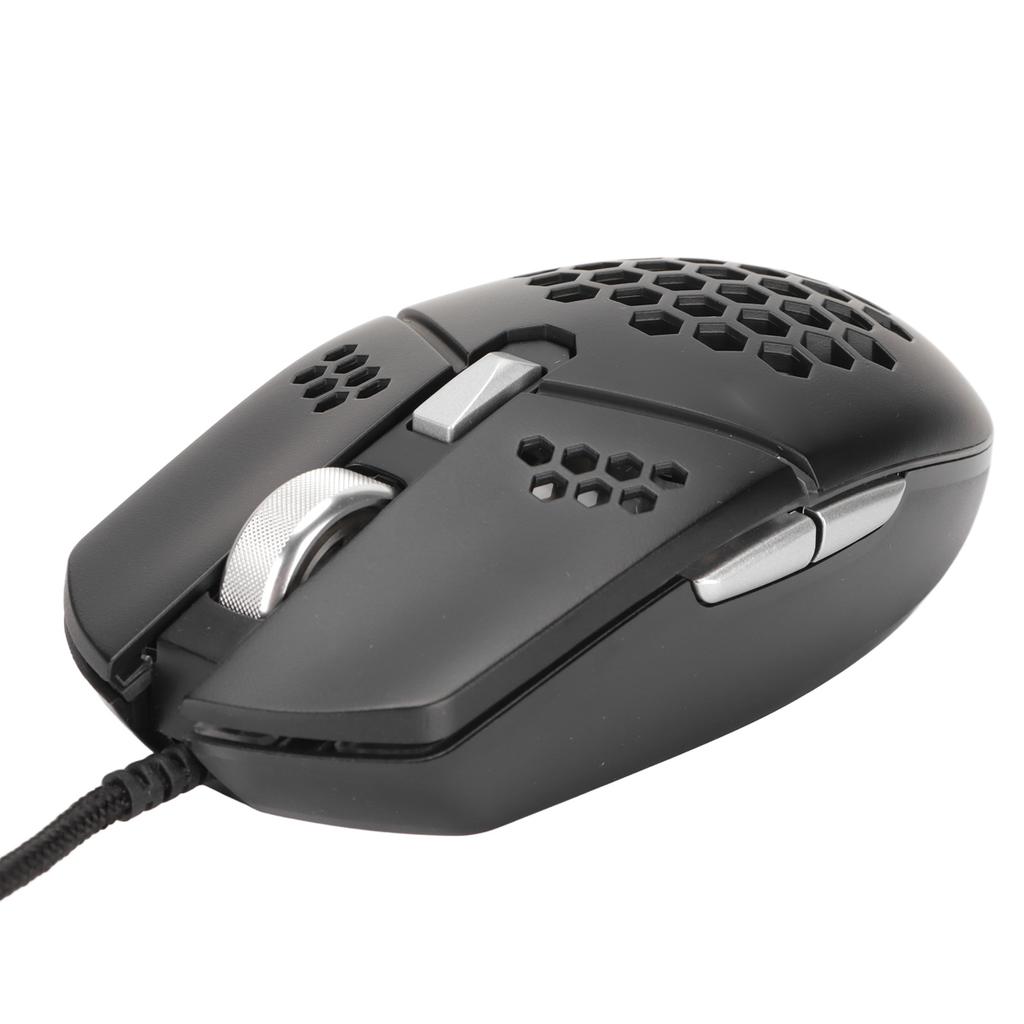 Gaming Wired Mouse 6 DPI Levels RGB 8000DPI Ergonomic Black Gaming Mouse for Desktop Computers Laptop