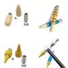 Car Dent Repair Flattening Tool Tapper Hammer Tap Down Pen Heads Tip Accessories