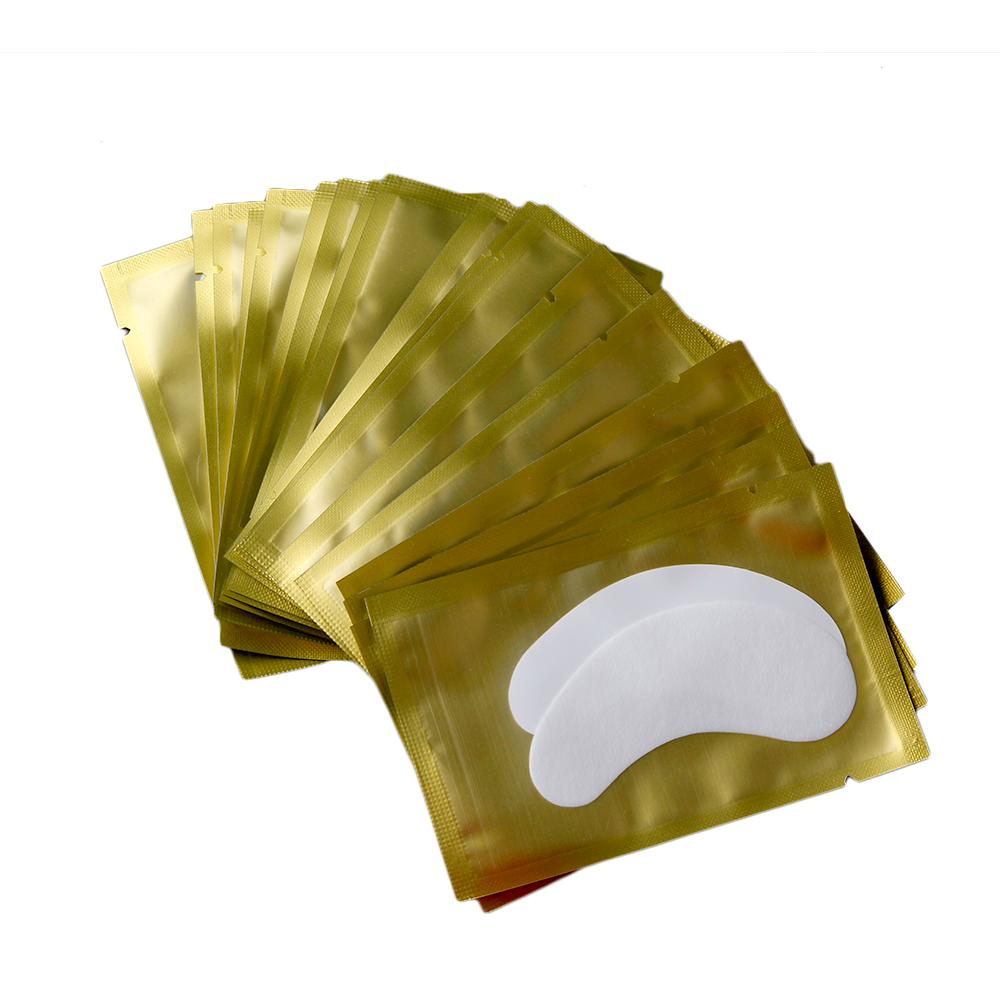 50 Pairs Eye Pads Pillows Eyelash Extension Disposable Eye Tips Paper Patches Set Eyelashes Sticker