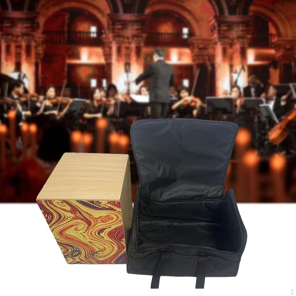 Cajon Box Bag Gig Adjustable Shoulder Strap Musical Instrument Carrying Case
