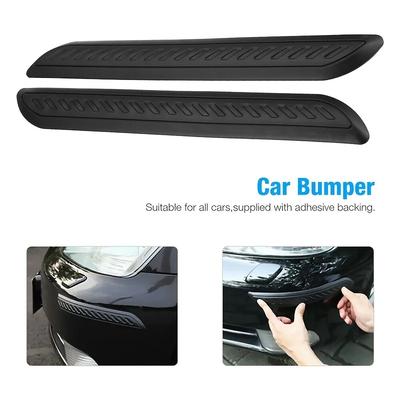 Car Front and Rear Bumper Corner Protectors, New Waterproof Adhesive Decorative Strip, External Accessories