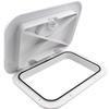 Marine Deck Plate, Inspection Hatch Cover, Square & Round Hand Hole Cover, Boat Yacht Accessories for Yachts & Speedboats
