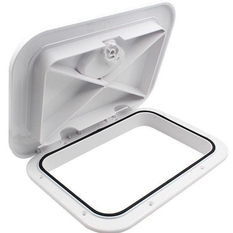 Marine Deck Plate, Inspection Hatch Cover, Square & Round Hand Hole Cover, Boat Yacht Accessories for Yachts & Speedboats