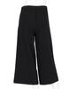 Wacoal Calson Stretch Pants with Center Press and Comfortable Waist Wide High KSN356 BL M (Work-Friendly Calson) (Front Back), Fit, Fit, Rise,