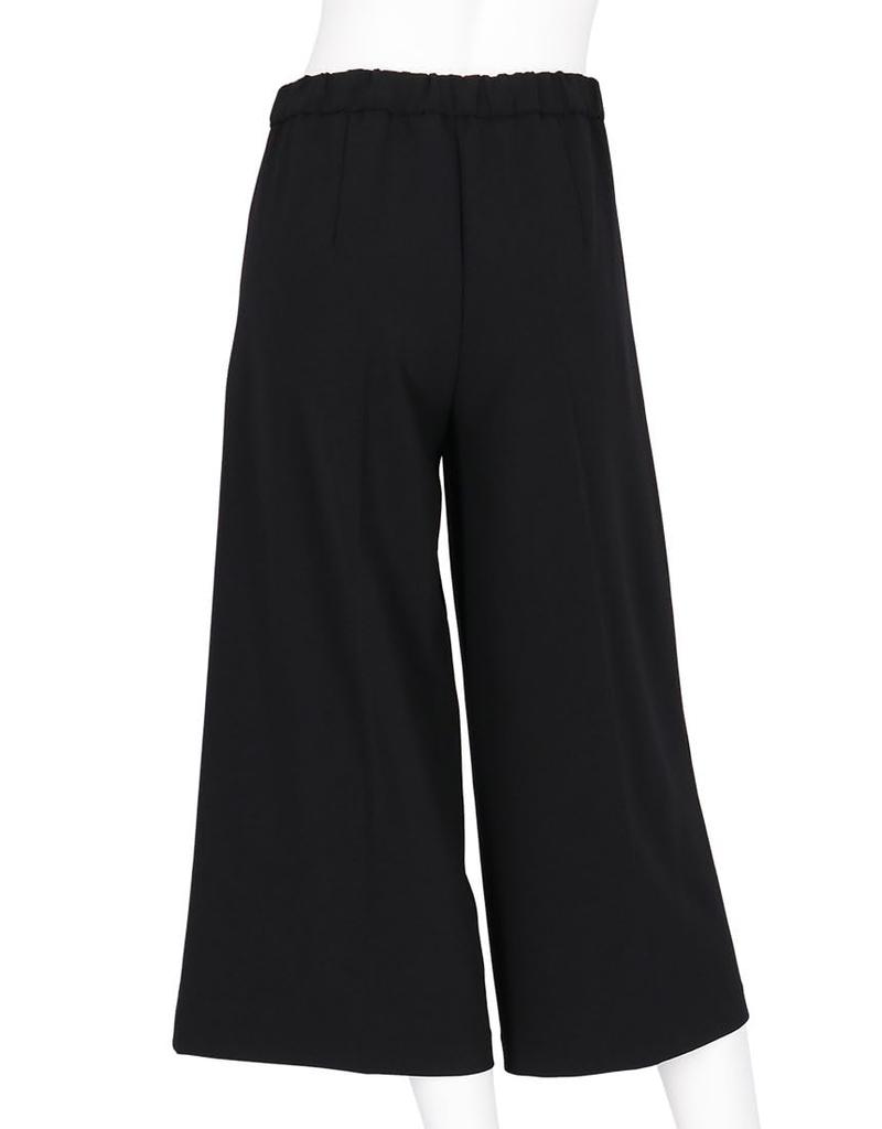 Wacoal Calson Stretch Pants with Center Press and Comfortable Waist Wide High KSN356 BL M (Work-Friendly Calson) (Front Back), Fit, Fit, Rise,