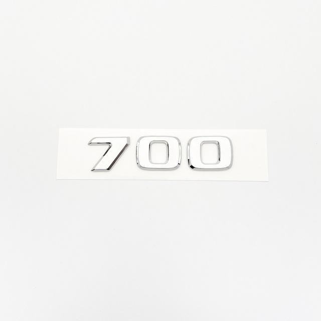 Lettere Argento Cromato 550G 4X4 850 550 D35 B40 D6S B63 Emblema per Mercedes Benz Brabus G Auto Parafango Bagagliaio Posteriore W464 Adesivo Logo
