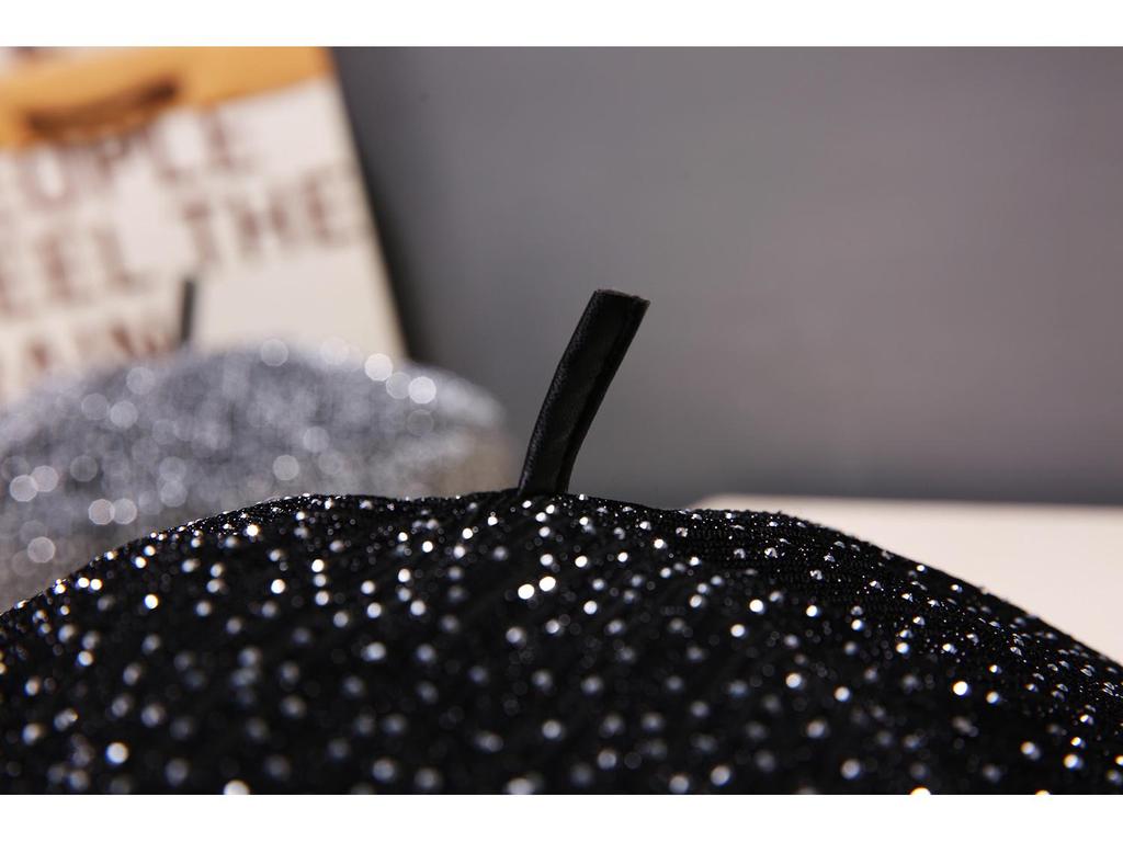 Chic Korean-Style Starry Sky Beret - Versatile Spring/Autumn Letter Hat for Women