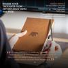 Wildlife Blank Medium Brown A5 Hardcover Notebook Cream 100gsm Paper Pocket Bookmark Included Dingbats - Notebook, Bear, - - Perforated,