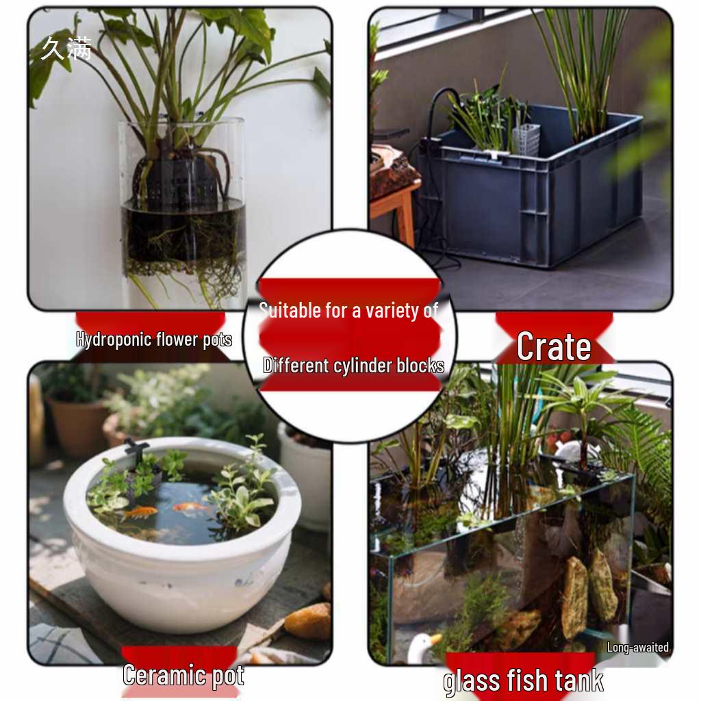 Adjustable Acrylic Hydroponic Basket for Large Fish or Turtle Tanks