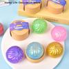 12Pcs Simulation Flash Dumpling Pressure Ball Slow Rebound Soft Pinch Decompression Office Home Decor Kids Adult Birthday Gifts