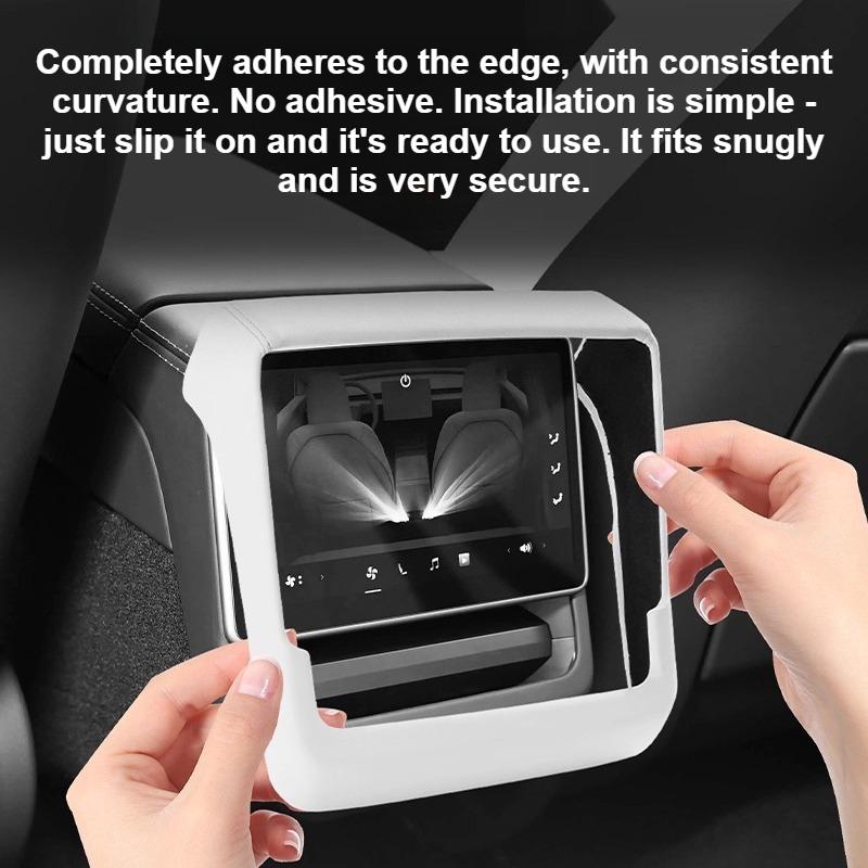 For Tesla Model Y Juniper/Model 3 2026 Up Rear Screen Frame Ventilation Mask Protector Cover Armrest Box Cover Pad Accessories