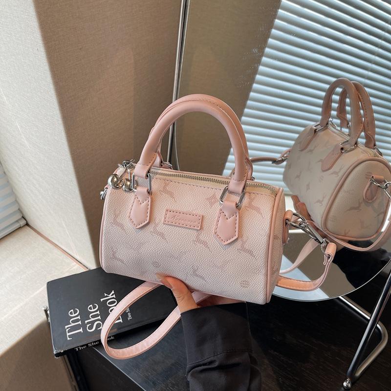 Versatile Hand Carry Small Bag Women's New Fashion Printed Pillow Bag Simple Commuter Shoulder Messenger Bag