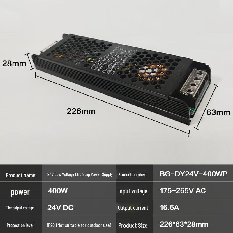 Beigong 24V LED-Streifenlicht-Treiber Netzteil