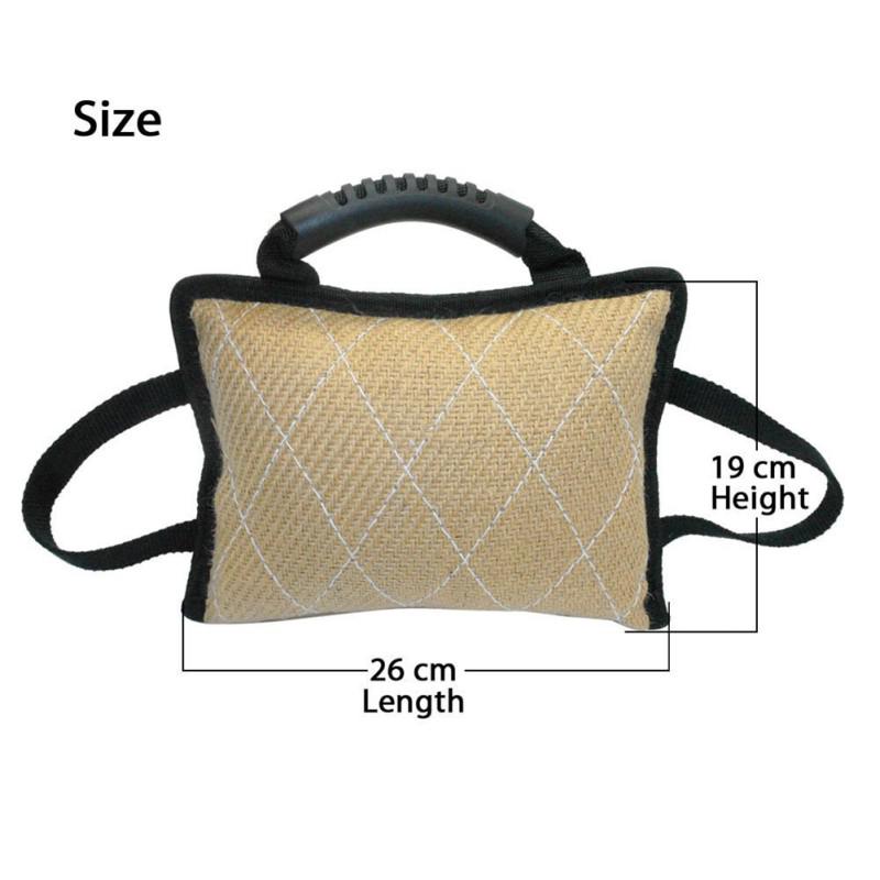 jute bite pillow