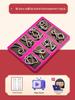 24-Piece Kongming Interlocking Rings Puzzle Set for Children - Fun Disentanglement Challenge