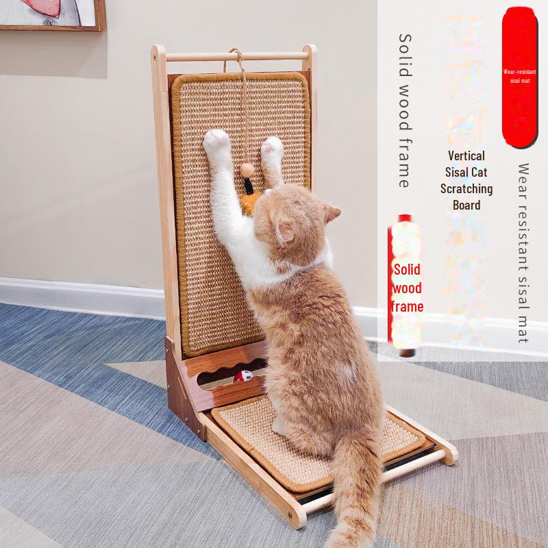 Sisal Cat Scratching Board and Climbing Ladder – Dandruff-Free, Sofa-Friendly, Durable Pet Toy for Cats and Dogs