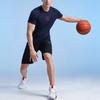 Li-Ning Wade Series Logo Print Round Neck Loose Short Sleeve T-Shirt Men Tops Ink-Blue ATSR371-1