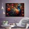 5d DIY Diamond Painting Cross Stitch Colorful Peacock Animal Flowers Diamond Embroidery Mosaic Full Round Drill Home Decor Arts