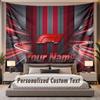 Custom Name Text Tapestry F1 Personalized Polyester Wall Tapestry For Bedroom And Room