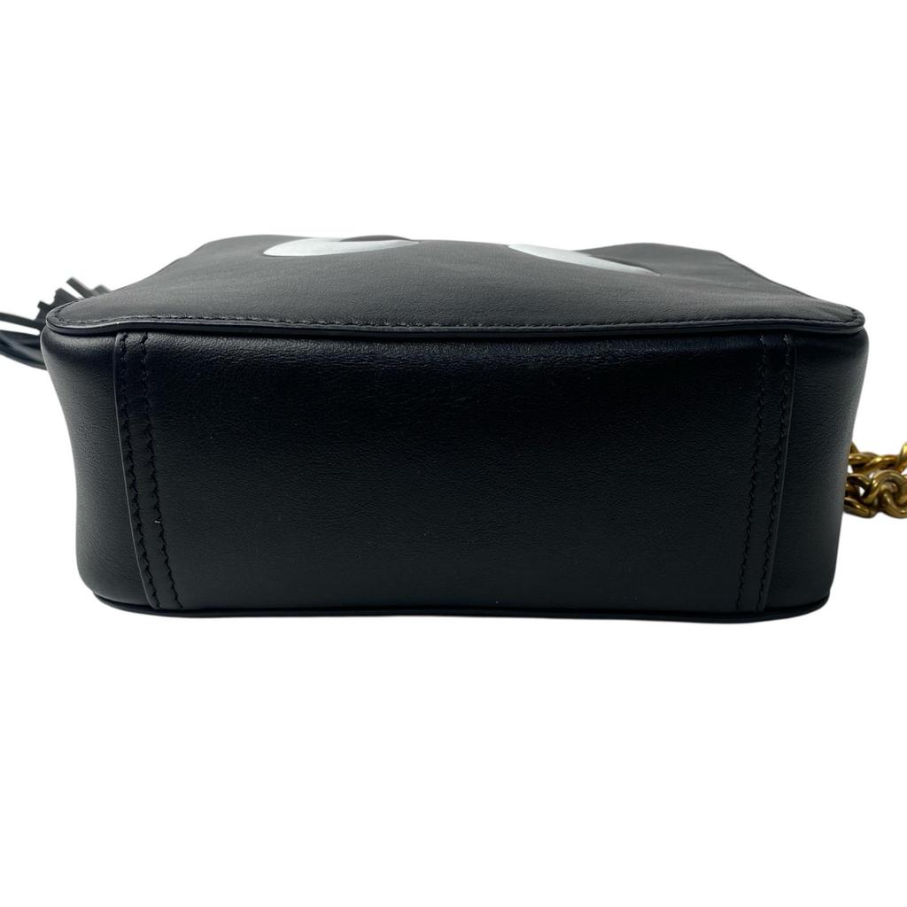 Used Anya HindmarchShoulder Bag black leather Women
