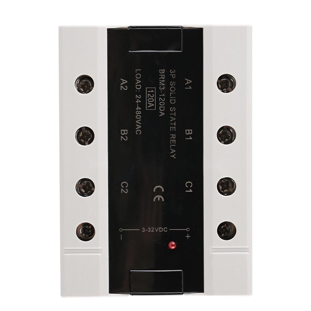Load 24 480VAC Three Phase Solid State Relay (BRM3 120DA)