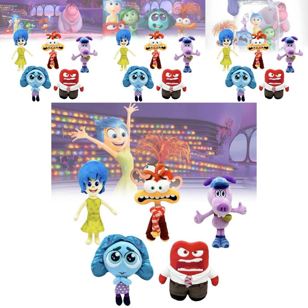 Inside Out 2 Plush Mind Agents Toy Doll Soft Stuffed Animal For Kids In Multiple Colors