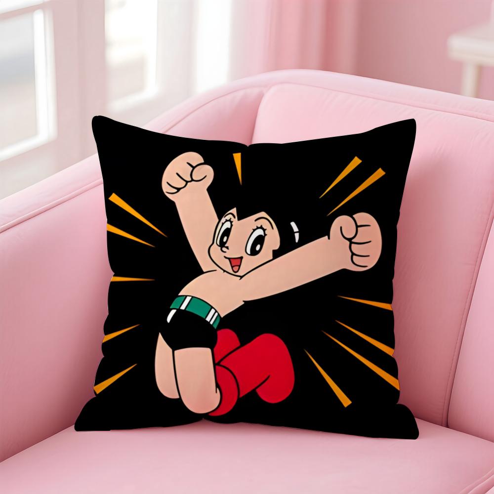 Anime S-Astro B-Boy Cushion Cover Comfortable Reversible Pillow Cover Ideal for Car Sofa Bedroom & Beyond