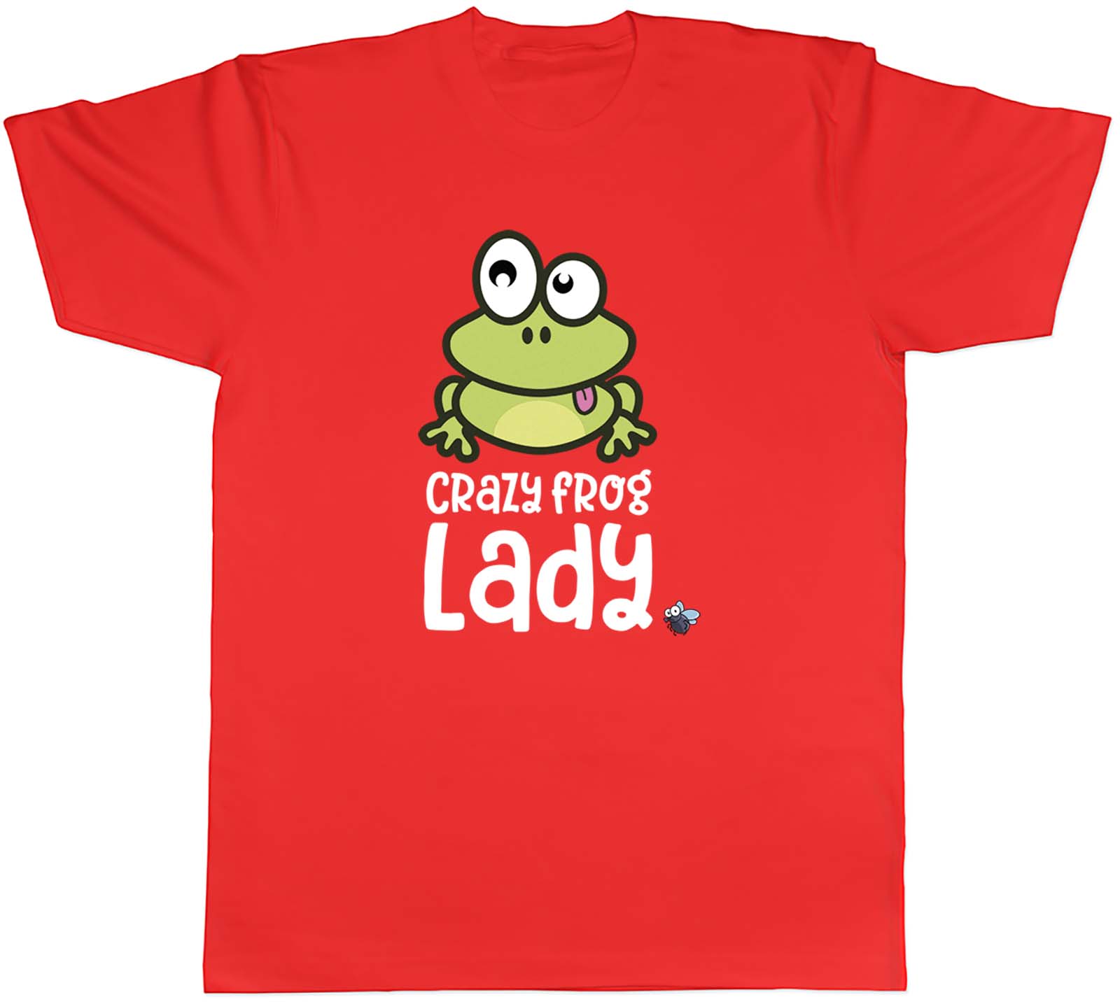Funny Crazy Frog Lady TShirt Toad Tadpole Unisex Tee Gift S