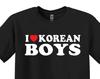 I Love Korean Boys T-Shirt, K-Pop Gift
