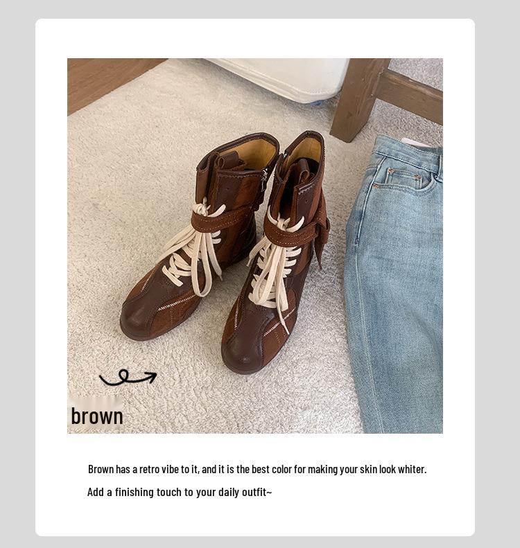 Women's Martin Mid-Calf Western Boots: 2025 Autumn/Winter Casual Sports Style by Merrell