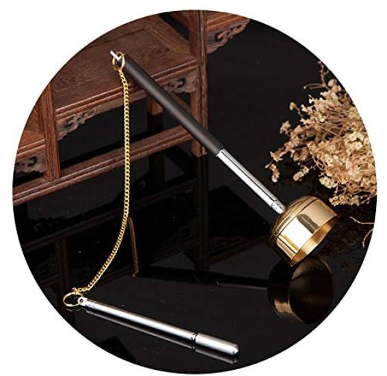 VIEAURA Extendable Orin with Storage Bag, Rinpo (Rin Stick), Buddhist Altar Accessories, Memorial Service, Compact, Portable, Mini