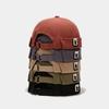 Korean Style Retro Flat Cap: 2025 Landlord Hip Hop R Letter Logo Skullcap for Students & Couples