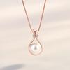 Tancise 925 Sterling Silver Classic Women Necklace Pendant Zircon Fashion Gift