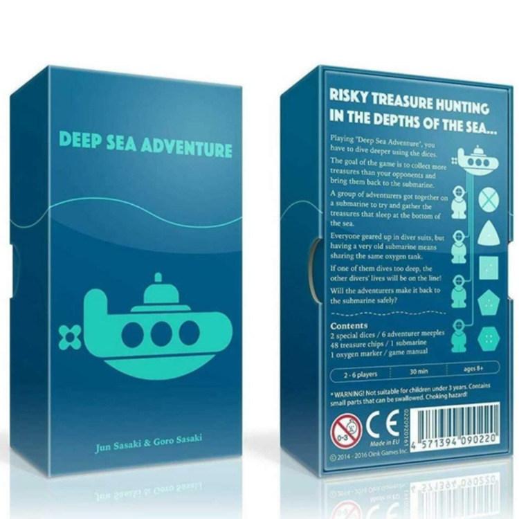 Deep Sea Adventure Strategy Board Game for 2-6 Players Family Card Games