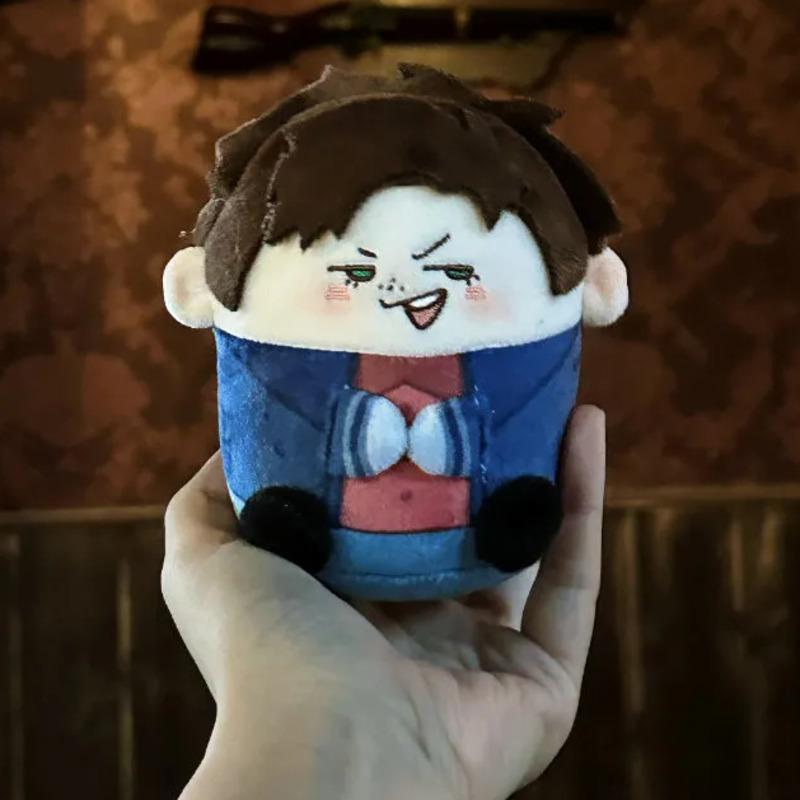 New Supernatural Plush Pendant Super Natural SPN Dean Sam Pendant Plushie Kawaii Backpack Keychain Doll Toy Collect Fans Gift